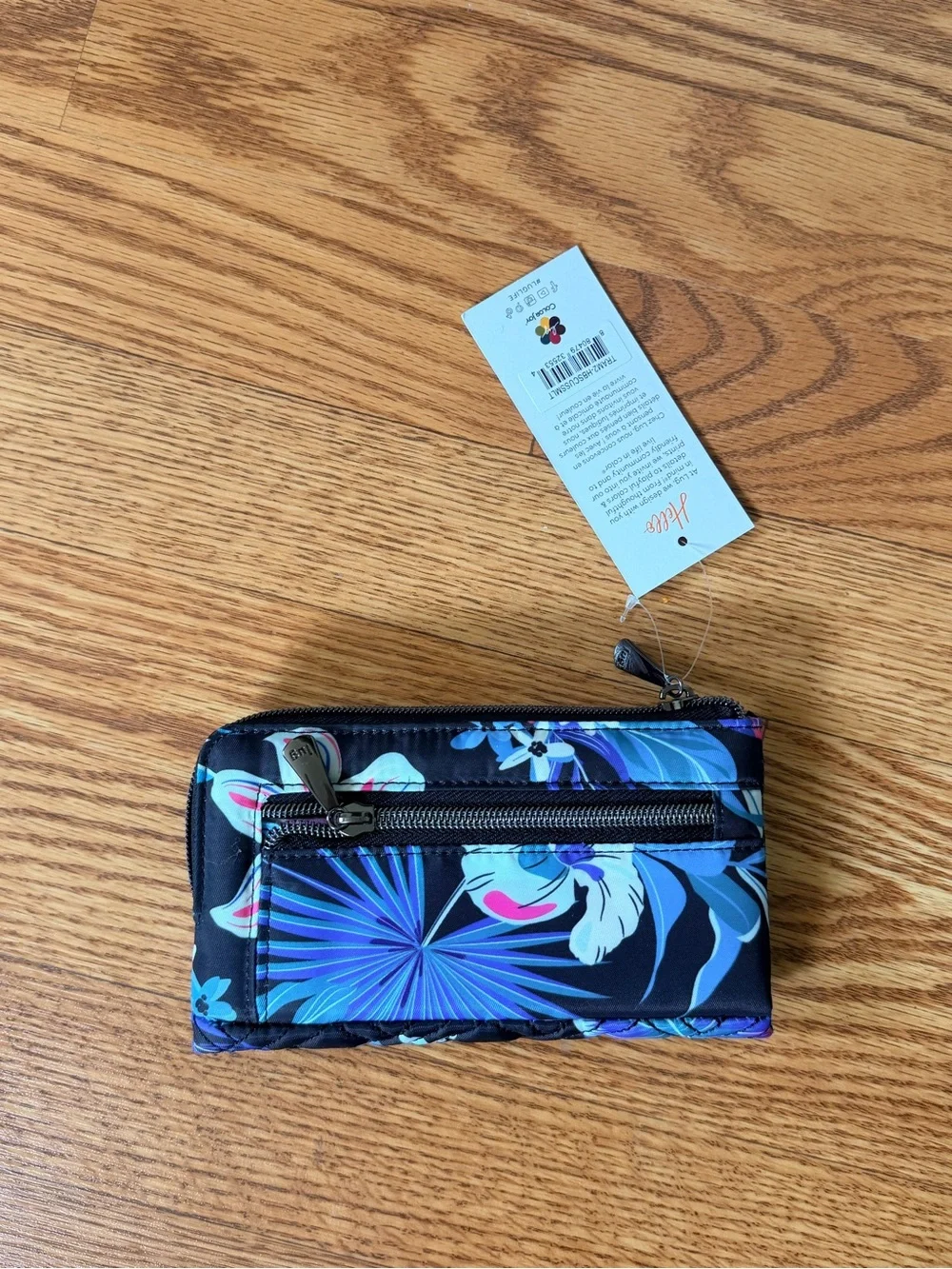 Lug Tram 2 RFID Wallet Hibiscus Multi NWT